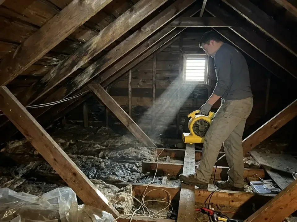 attic-water-damage-drying-proc-007 — frequently asked questions, Emergency Water Extraction & 24/7 Flood Response in Fowler,…